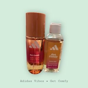Adidas Vibes Get Comfy Fragrance + Shower Gel Set New